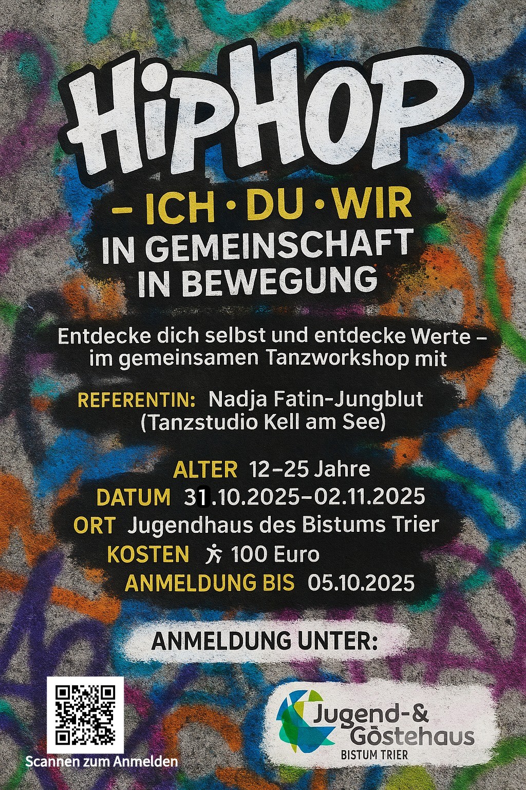 Flyer Hip Hop Tanzworkshop